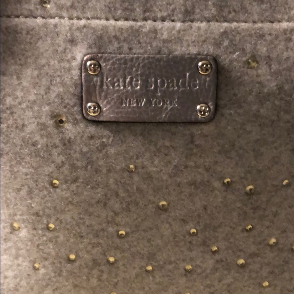 Kate Spade Quinn rhinestone felt handbag - Picture 4 of 5